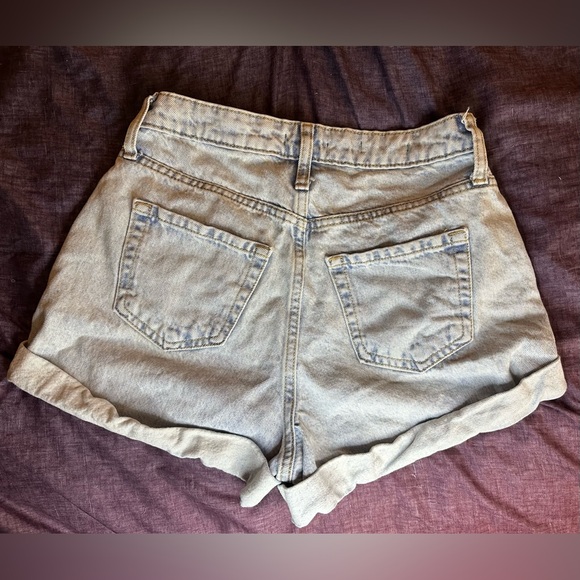 Wild Fable Blue Jean Shorts High-Waisted Relaxed Fit size 0/25 - Picture 6 of 6